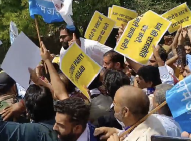 AAP holds protests in J-K against its MLA's detention, security beefed up in Doda